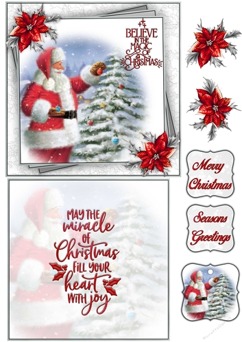 Believe In The Magic 6X6 Topper Sheet #2  