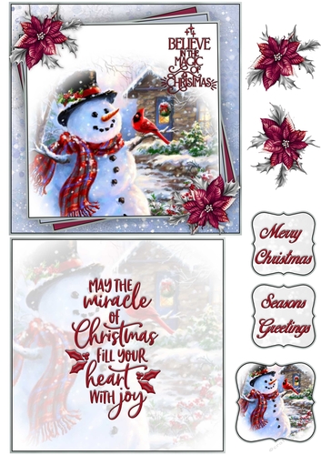 Believe In The Magic 2 6X6 Topper Sheet #1  