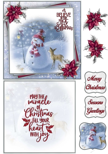 Believe In The Magic 2 6X6 Topper Sheet #2  