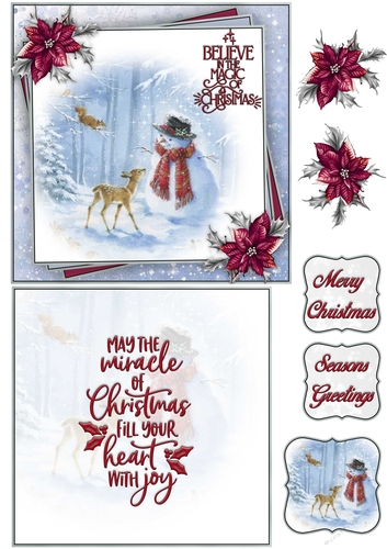 Believe In The Magic 2 6X6 Topper Sheet #4  