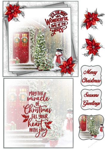 Most Wonderful Time 6X6 Topper Sheet #1  