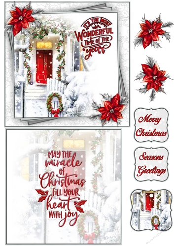 Most Wonderful Time 6X6 Topper Sheet #2  
