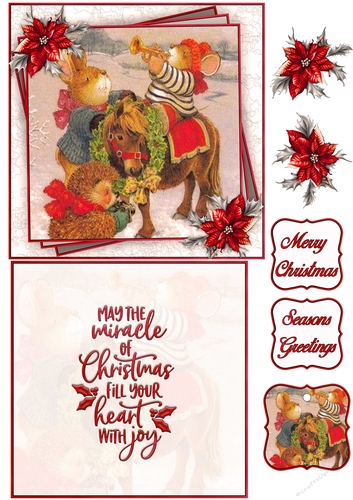 Country Companions 2 6X6 Topper Sheet #3  