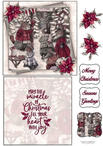 Country Companions 3 6X6 Topper Sheet #3  