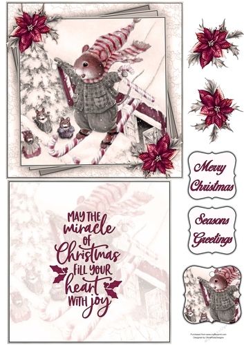 Country Companions 3 6X6 Topper Sheet #4  