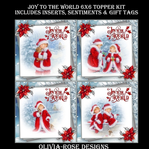 Joy To The World 6X6 Topper Kit #1  
