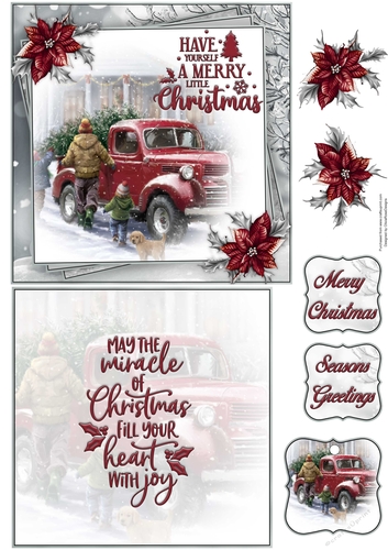 Merry Little Christmas 6X6 Topper Sheet #3 