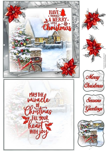 Merry Little Christmas 2 6X6 Topper Sheet #1 