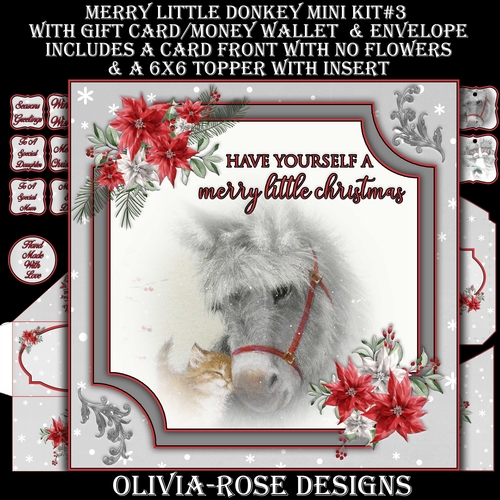 Merry Little Donkey Mini  Kit #3  