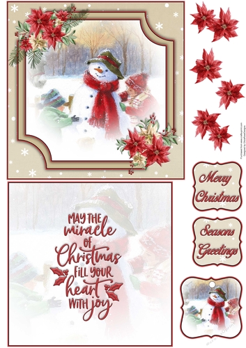 Christmas Time 6X6 Topper Sheet #1 