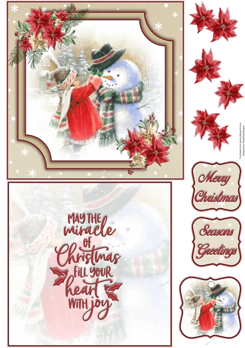 Christmas Time 6X6 Topper Sheet #3 