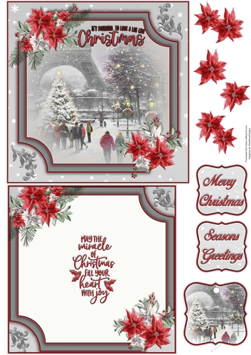 Christmas Shopping 6X6 Topper Sheet #1 
