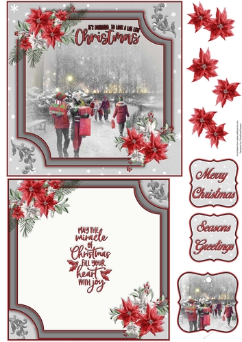 Christmas Shopping 6X6 Topper Sheet #2 