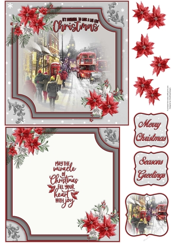 Christmas Shopping 6X6 Topper Sheet #3 