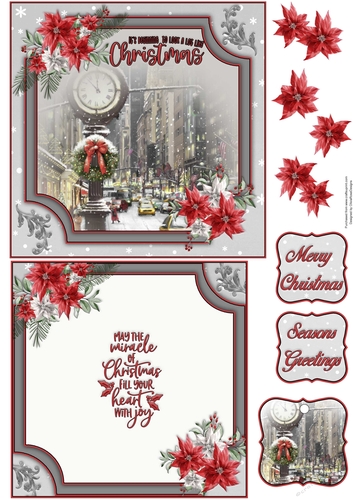 Christmas Shopping 6X6 Topper Sheet #4 