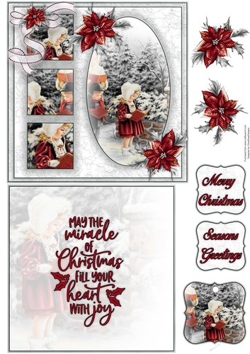 Its Christmas Time 6X6 Topper Sheet #3 
