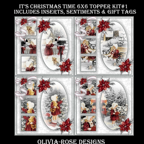 Its Christmas Time  Topper Kit #1 