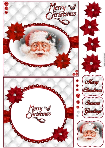 Merry Christmas  6X6 Topper Sheet #3 