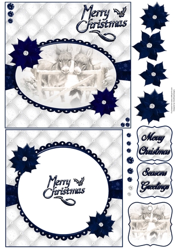 Merry Christmas 2 6X6 Topper Sheet #2 