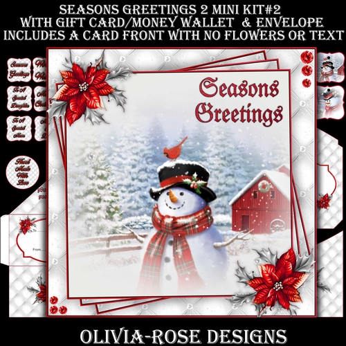 Seasons Greetings  2 Mini Kit #2  