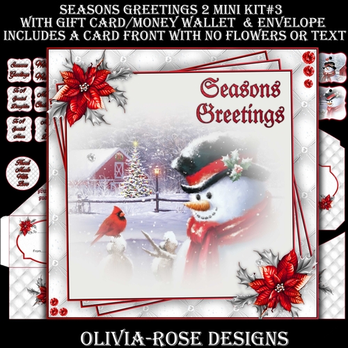 Seasons Greetings  2 Mini Kit #3  