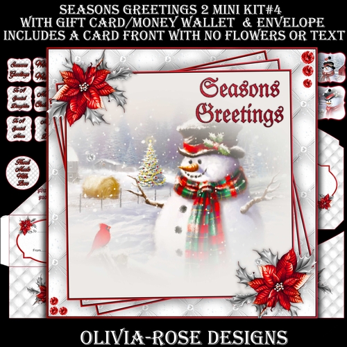 Seasons Greetings  2 Mini Kit #4  