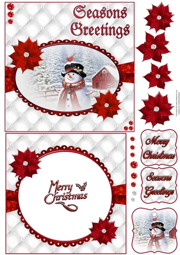 Seasons Greetings 6X6 Topper Sheet #2 