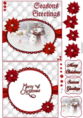 Seasons Greetings 6X6 Topper Sheet #4 