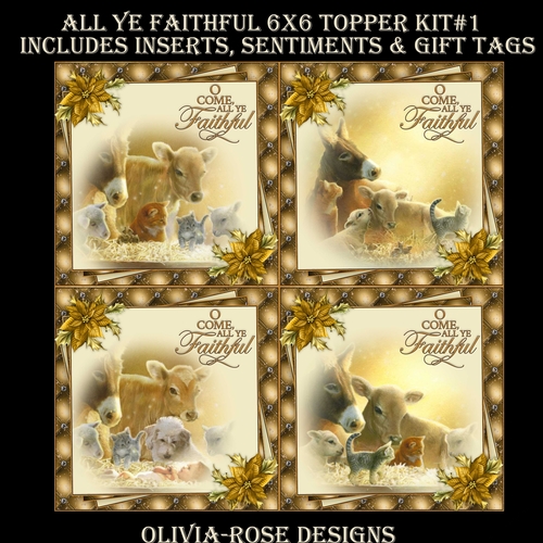 All Ye Faithful Topper Kit #1 