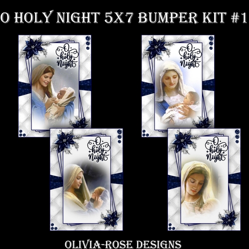 O Holy Night 5X7 Bumper Kit #1       ,   
