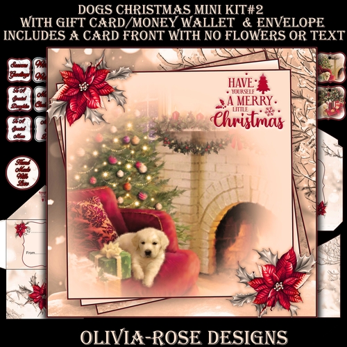 Dogs Christmas Mini Kit #2  