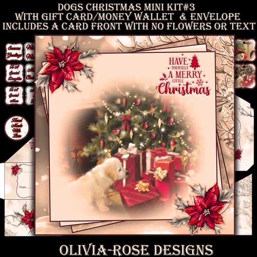 Dogs Christmas Mini Kit #3  
