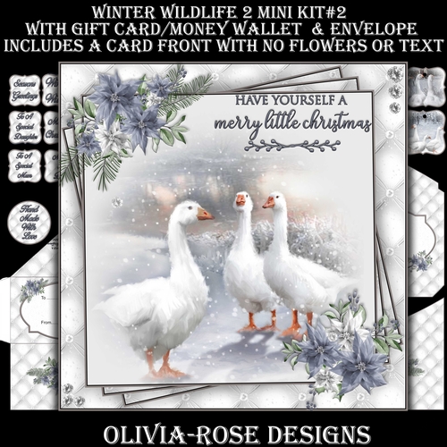 Winter Wildlife 2 Mini Kit #2  