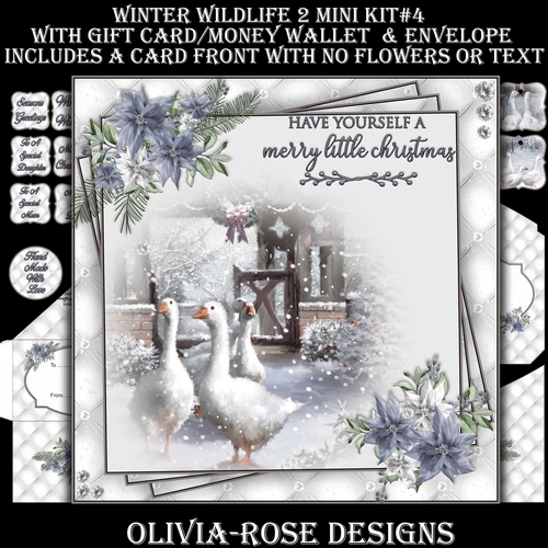 Winter Wildlife 2 Mini Kit #4  