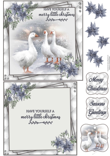 Winter Wildlife 2 6X6 Topper Sheet #2 