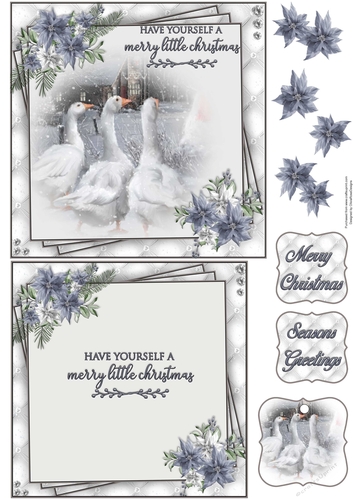 Winter Wildlife 2 6X6 Topper Sheet #3 