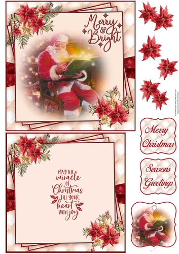 Merry & Bright 6X6 Topper Sheet #1 
