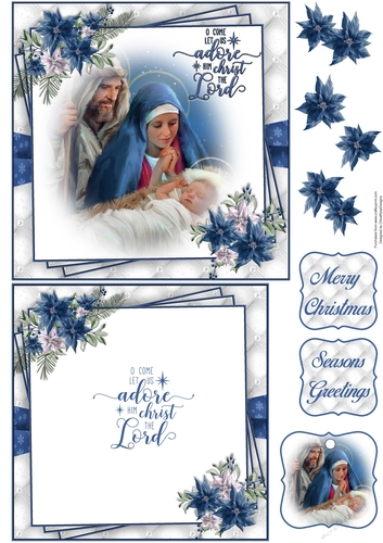 Christ The Lord 6X6 Topper Sheet #1 