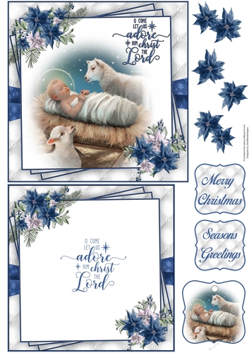 Christ The Lord 6X6 Topper Sheet #2 