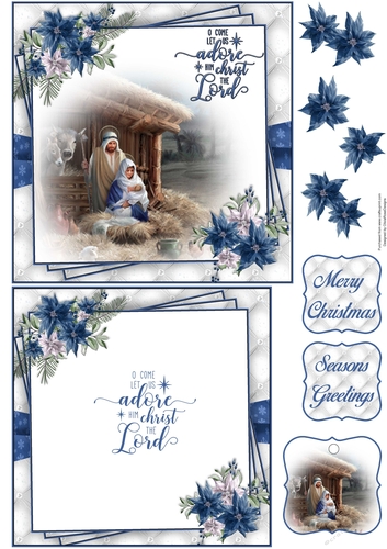 Christ The Lord 6X6 Topper Sheet #3 