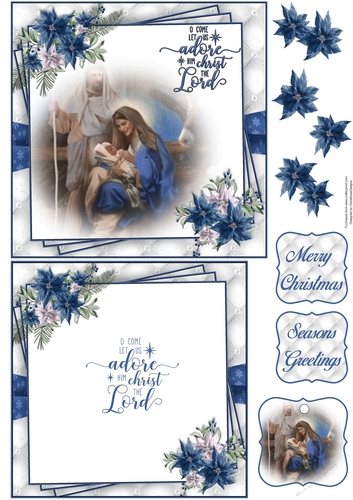 Christ The Lord 6X6 Topper Sheet #4 