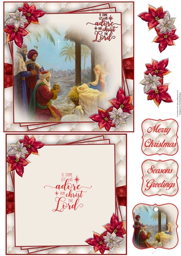 Christ The Lord 2 6X6 Topper Sheet #1 