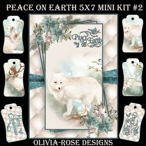 Peace On Earth  5X7 Mini Kit #2       ,   