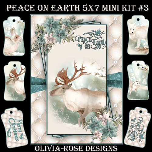 Peace On Earth  5X7 Mini Kit #3       ,   