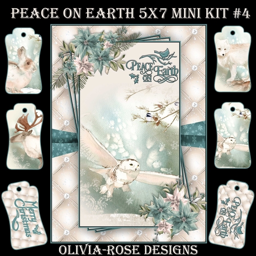 Peace On Earth  5X7 Mini Kit #4       ,   