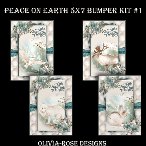 Peace On Earth 5X7 Bumper Kit #1       ,   