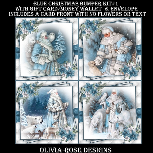 Blue Christmas Bumper Kit #1   