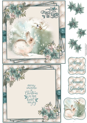Peace On Earth 6X6 Topper Sheet #1