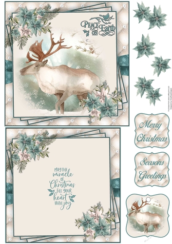 Peace On Earth 6X6 Topper Sheet #3