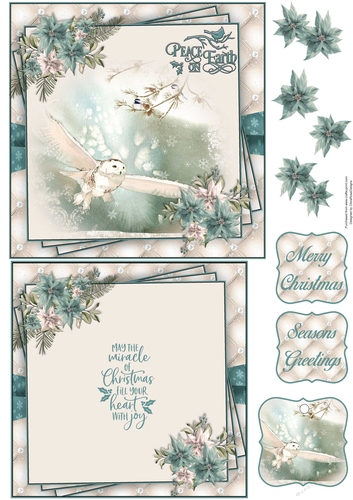 Peace On Earth 6X6 Topper Sheet #4